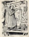 Armstead at Work, engraving after a drawing by Wirgman, from 'The Century Illustrated Monthly Magazine', May to October, 1883 (engraving)