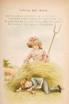 Little Boy Blue, from 'Old Mother Goose's Rhymes and Tales', published by Frederick Warne & Co., c.1890s (chromolitho)