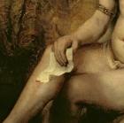 Bathsheba Bathing, 1654 (oil on canvas) (detail of 44593)