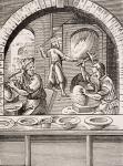 Basin Maker, reproduction of a woodcut by Jost Amman (1539-91) from 'Le Moyen Age et La Renaissance' by Paul Lacroix (1806-84) published 1847 (litho)