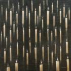 Candles on the Lake, Udaipur, India, 2012 (acrylic on canvas)