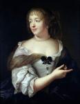 Portrait of Marie de Rabutin-Chantal, Madame de Sevigne (1626-96) (oil on canvas)