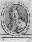 Portrait of Jean Jouvenet (engraving) (b/w photo)