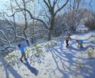 Snowball Fight, 2007 (oil on canvas)