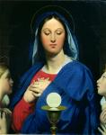 The Virgin of the Host, 1866 (oil on canvas)