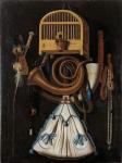 Hunting gear, Still Life, 1661 (oil on canvas)