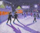 Night skaters,Derby,2014 (oil)