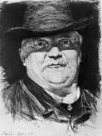 Portrait of Conrad Ferdinand Meyer (litho)