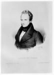 Portrait of Alfred de Vigny, 1832 (litho)