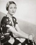 Wallis Simpson, previously Wallis Spencer, later the Duchess of Windsor, 1896 - 1986. From Edward VIII His Life and Reign.