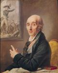 Portrait of Marshal Pierre Francois Charles Augereau (1757-1816) (oil on canvas)