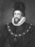 Portrait of Thomas Howard (1561-1626) 1st Earl of Suffolk, from 'Lodge's British Portraits', 1823 (engraving)