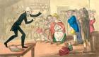 Dr. Comicus Selling his Pills, from The Adventures of Dr. Comicus or The Frolicks of Fortune, published c.1815 (hand-coloured aquatint)
