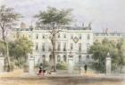 West front of Sir Robert Peel's House in Privy Garden (1788-1850) 1851 (w/c on paper)