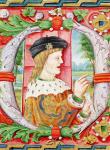 Manuel I (1469-1521) 'The Fortunate', King of Portugal, from 'Lettura Nova' by Alem Duoro, 1513 (vellum)