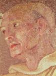 St. Bernard of Clairvaux (c.1090-1153) from the Crypt of St. Peter (mosaic) (detail)
