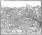 View of Rome, from 'Supplementum chronicarum', edition published in 1490 (woodcut)