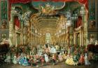 Masked Ball in the Hoftheater, Bonn, 1754 (oil on canvas)