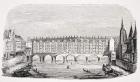 View of the ancient Pont-au-Change, from an engraving of the 'Topography of Paris', from 'Le Moyen Age et La Renaissance' by Paul Lacroix (1806-84) published 1847 (litho)