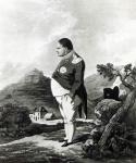 Napoleon on the island of St. Helena, 1820 (litho)