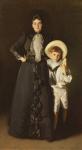 Portrait of Mrs. Edward L. Davis and her Son, Livingston Davis, 1890 (oil on canvas)