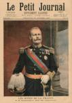 French Hosts, His Majesty Carlos I, King of Portugal, front cover illustration from 'Le Petit Journal', supplement illustre, 20th October 1895 (colour litho)