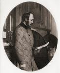 H.R.H.Albert, Prince Consort in 1861. 1819-1861. Engraved by Emery Walker from the picture by Smith after Corbould. From the book The Letters of Queen Victoria 1854-1861 Vol III published 1907.
