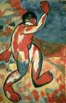 A Bather, 1911 (gouache on paper)