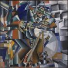 The Knife Grinder or Principle of Glittering, 1912-3 (oil on canvas)