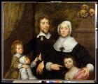 Portrait of a Family, Probably that of Richard Streatfeild, c.1645 (oil on canvas)