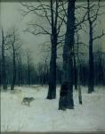 Wood in Winter, 1885 (oil on canvas)