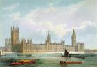 The New Houses of Parliament, engraved by Thomas Picken published by Lloyd Bros. & Co., 1852 (litho)