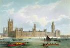 The New Houses of Parliament, engraved by Thomas Picken published by Lloyd Bros. & Co., 1852 (litho)