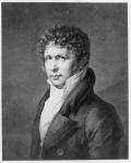 Portrait of Friedrich Heinrich Alexander, Baron von Humboldt (1769-1859) (engraving) (b/w photo)
