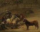 Bullfight, Suerte de Varas, 1824 (oil on canvas)