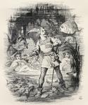 Illustration by J. Tenniel from the poem 'Sir Rupert the fearless', a legend of Germany, from 'The Ingoldsby Legends or Mirth and Marvels', by Thomas Ingoldsby, published in 1865 (litho)
