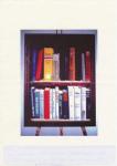 Small American Library, 1985 (oil on panel)