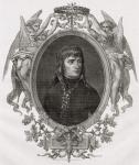 Portrait of Napoleon Bonaparte (1769-1821) engraved by Stephane Pannemaker (1847-1930) (engraving)