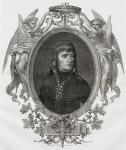 Portrait of Napoleon Bonaparte (1769-1821) engraved by Stephane Pannemaker (1847-1930) (engraving)