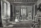 The Scarlet Drawing-room, Lansdown Tower, from 'The Illustrated London News', 29th November 1845 (engraving)