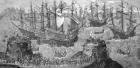 The Embarkation of Henry VIII (1491-1547) at Dover, May 31st 1520, Preparatory to his Interview with the French king Francis I (1494-1547) pub. in 1781, engraved by James Basire (engraving) (b&w photo)