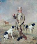 Richard Prince, with Damon, the late Colonel Mellish's Pointer (oil on canvas)