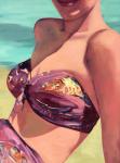 Beach Girl, 2017, (oil on canvas)
