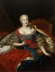 Portrait of Johanna-Elizabeth, Electress of Anhalt-Zerbst, c.1746 (oil on canvas)