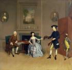 John Orde, with his wife Anne, and his eldest Son, William, of Morpeth, Northumberland, c.1754-56 (oil on canvas)