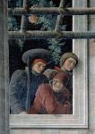 The Martyrdom of St. Christopher, detail of spectators, c.1450-56 (fresco) (detail of 257173)