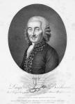 Luigi Boccherini, engraved by Bourgeois de la Richardiere, c.1806 (engraving)