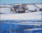 Snow Shadows, 2010 (oil on canvas)