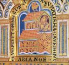 Noah and the Ark, detail of one of the 51 panels of the Verduner Altar, 1181 (champleve enamelwork)