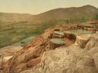 Pulpit Terraces from above, Yellowstone National Park, c.1898 (photochrom)